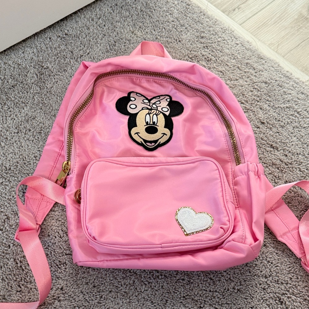 Stoney Clover Backpack with Disney Minnie Mouse and Heart Patch